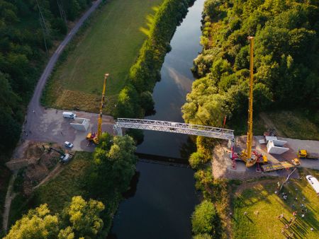 Straße bauen Brücke Bauen Brückenbau Limburg Abel Weimar